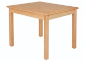 Tafel beuken vierkant 80 x 80 cm